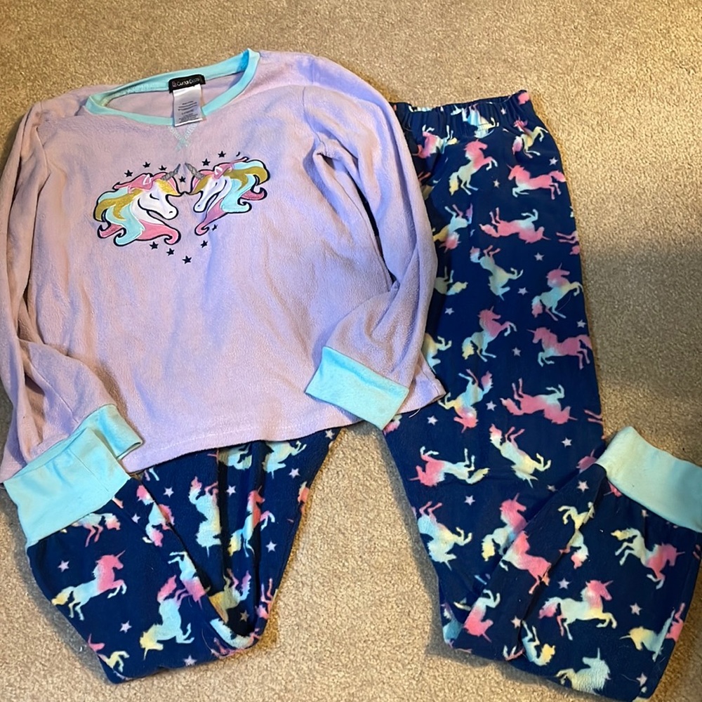 Cuddl Duds Unicorn Pajama Set